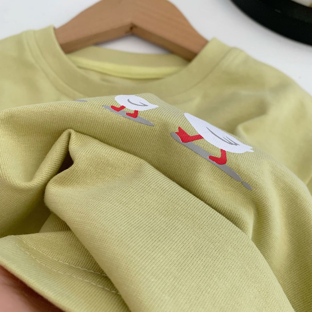 Graphic Print Long Sleeve Tee for Kids