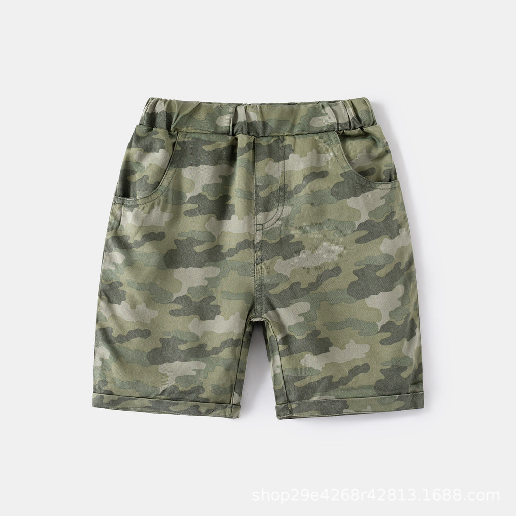 Camouflage Lightweight Shorts for Boys
