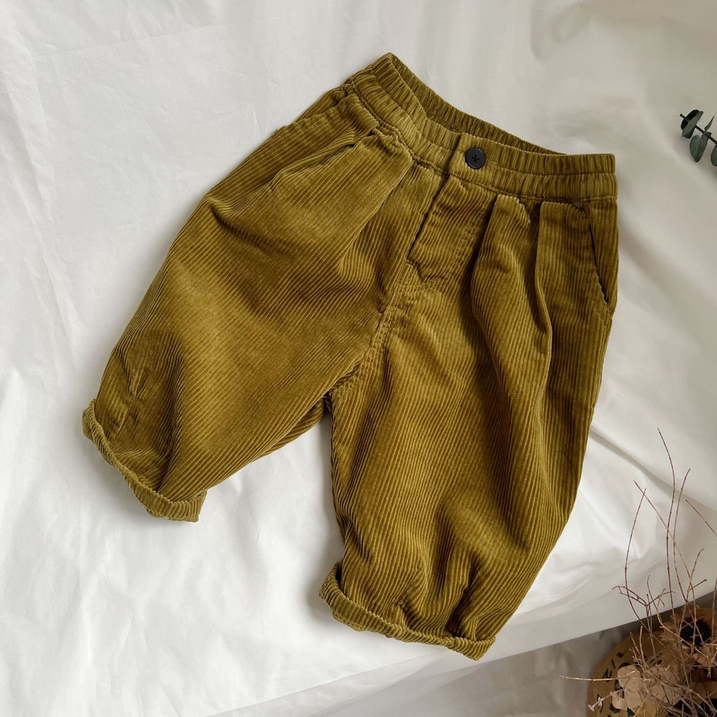 Mustard & Ivory Corduroy Pants