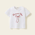 Bow Print Tee for Kids