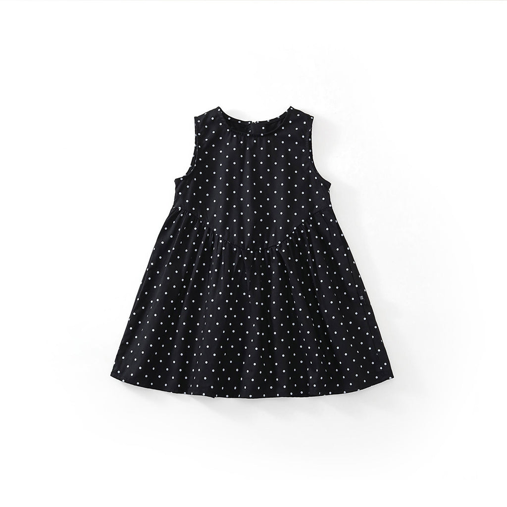 Polka Dot Sleeveless Princess Dress