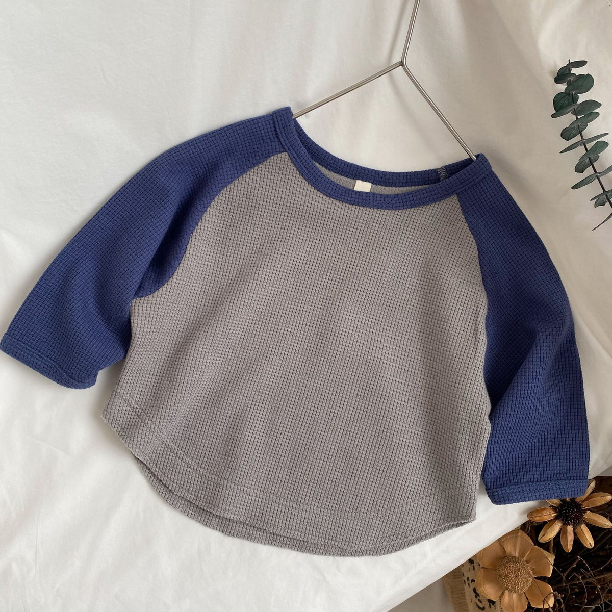 Batwing Sleeve Color-Block Hoodie