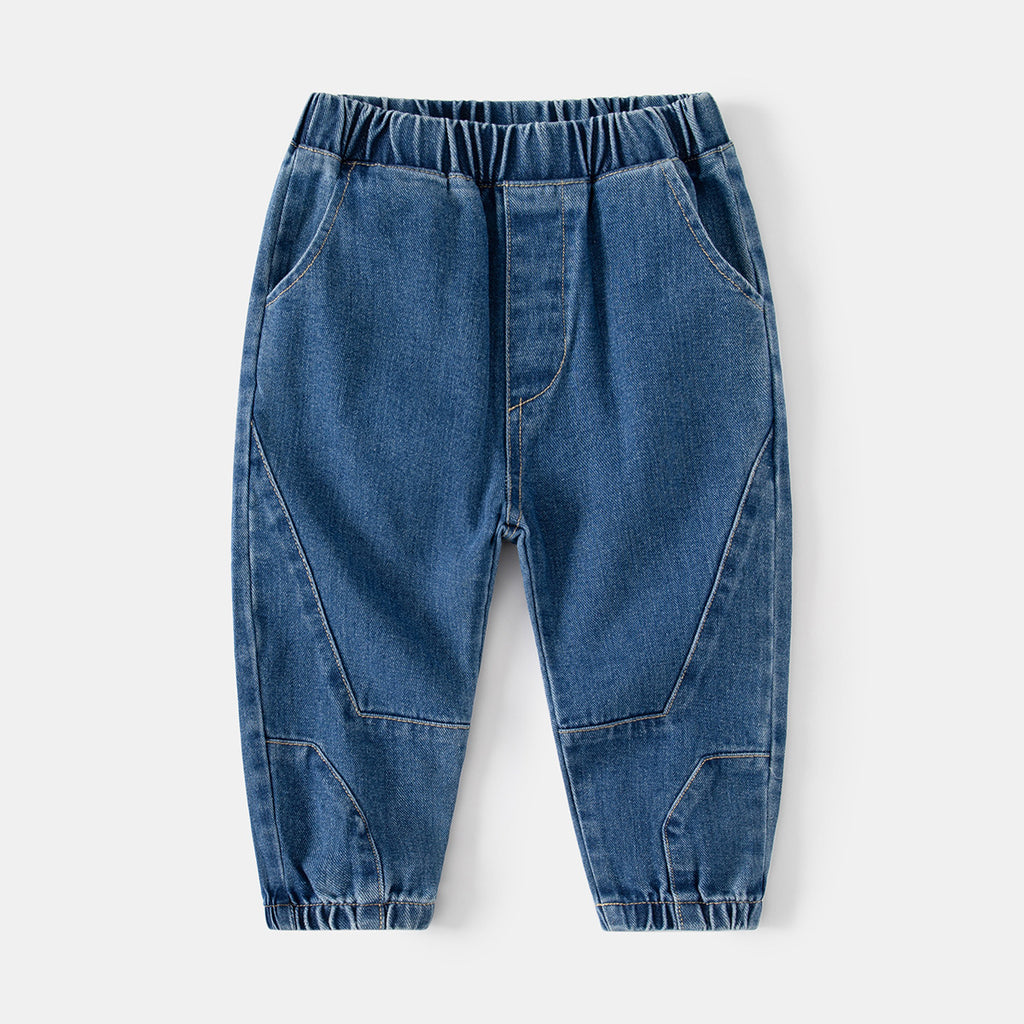 Mid-Waist Denim Pants for Kids