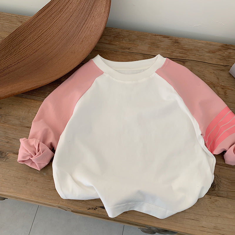 Four-Stripe Long Sleeve Base Tee