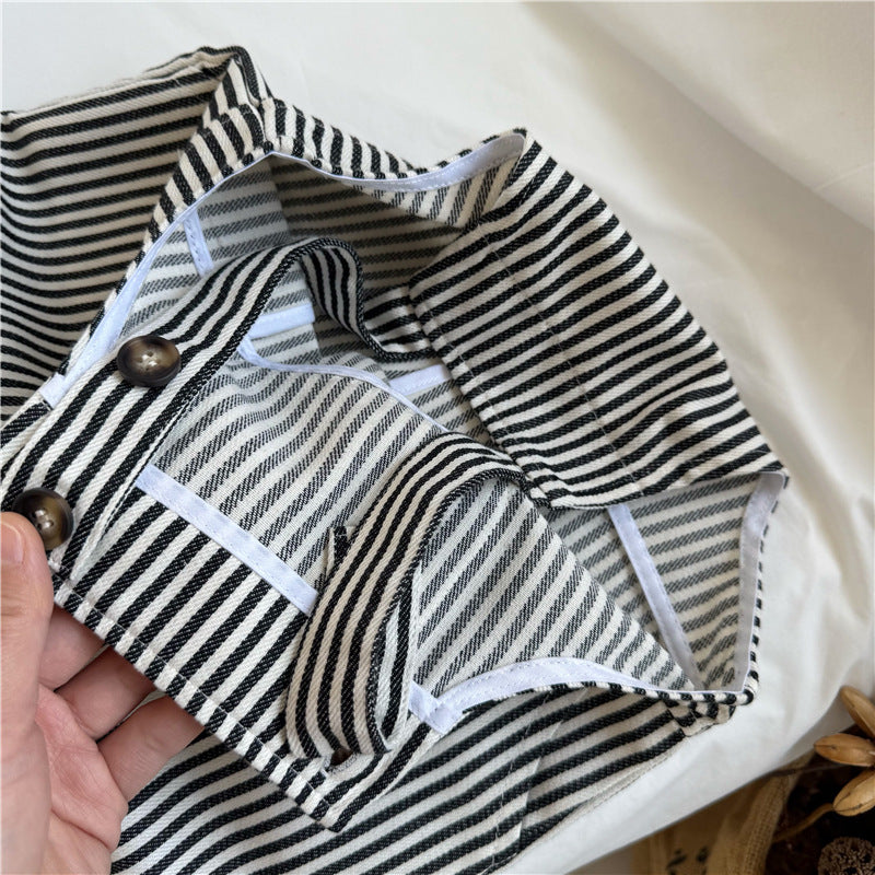 Striped Overalls for Kids