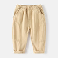 Solid Color Casual Pants for Boys