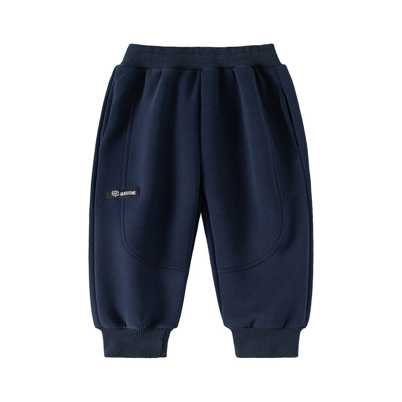 Navy Blue Sport Sweatpants for Boys