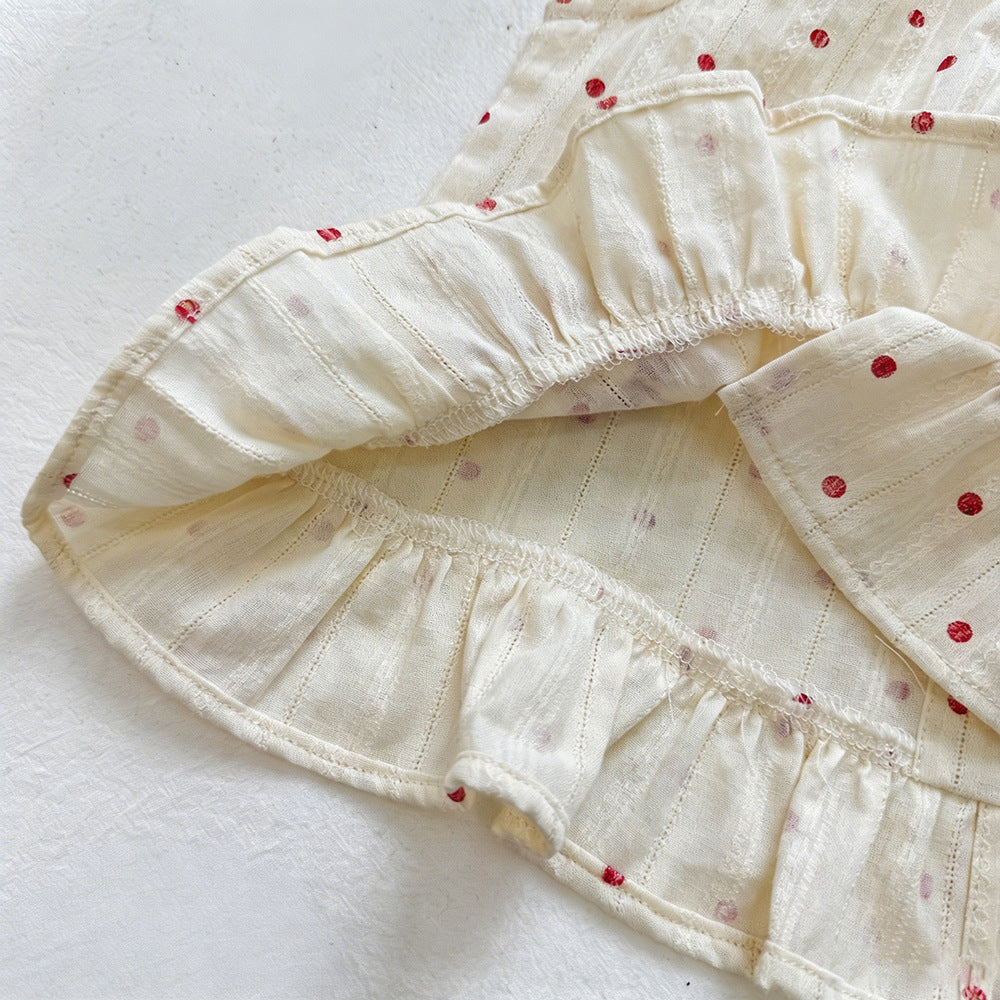 Polka Dot Two-Piece Set for Girls