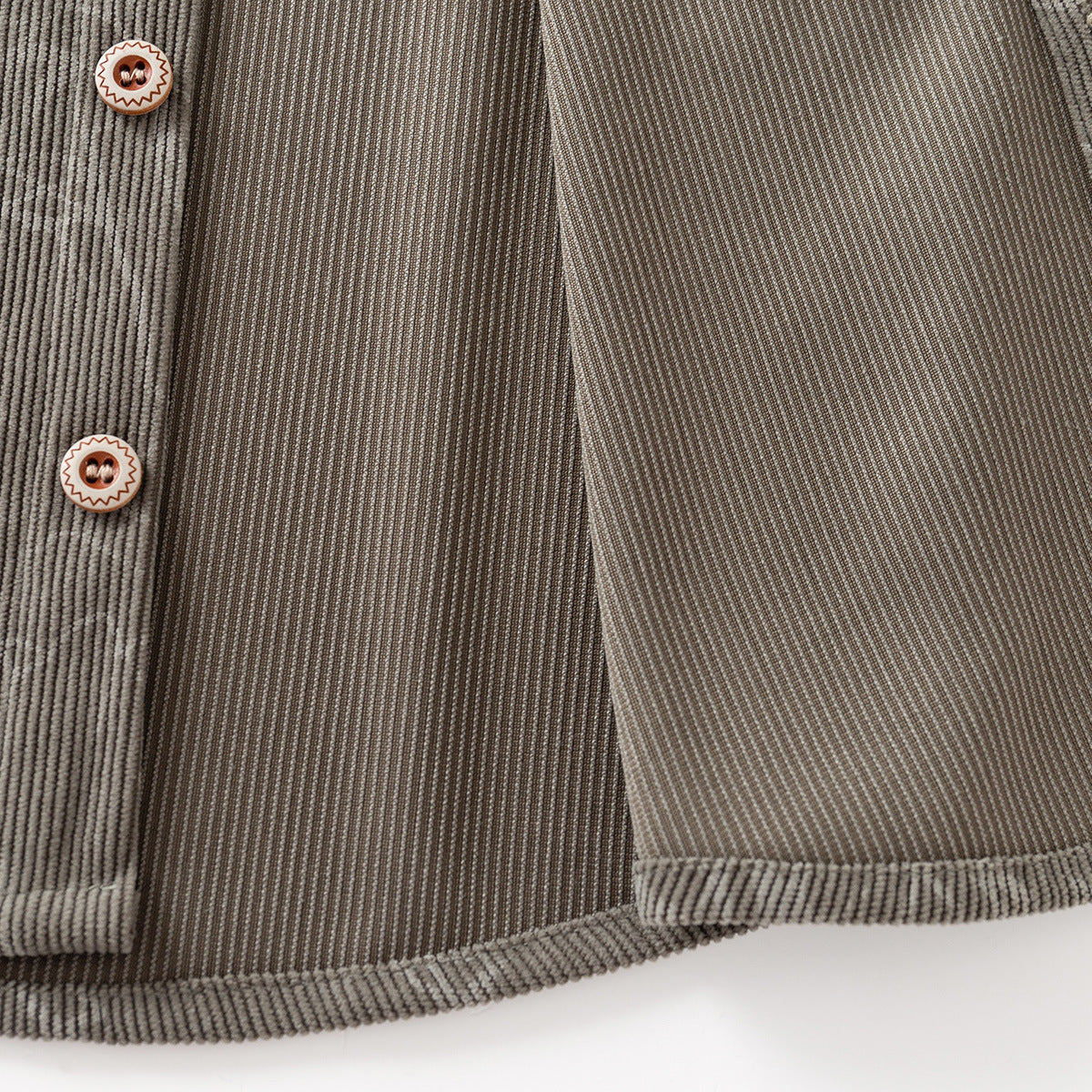 Cotton Twill Long Sleeve Shirt for Boys