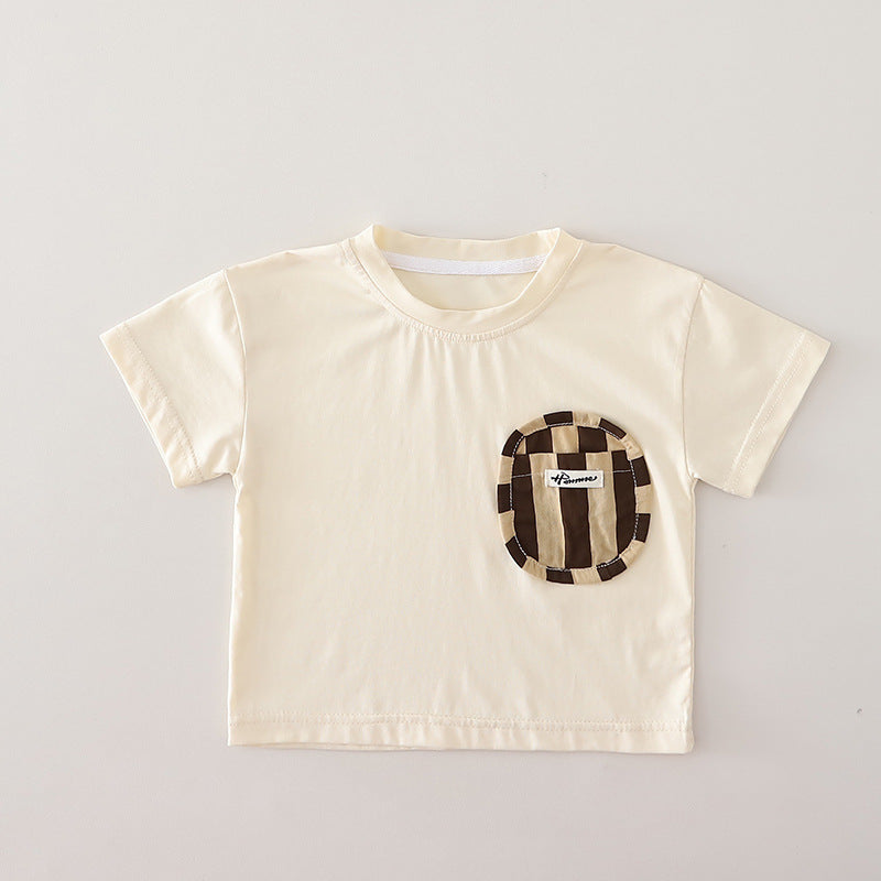 Pocket Detail Two-Piece Set for Boys