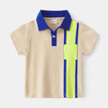 Plaid Turn-Down Collar Summer Tee