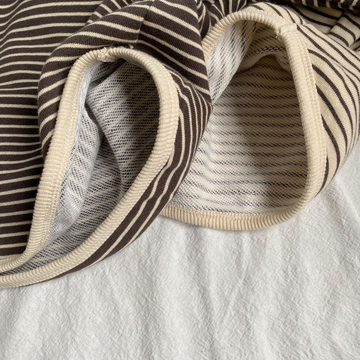 Striped Edge Pullover Hoodie