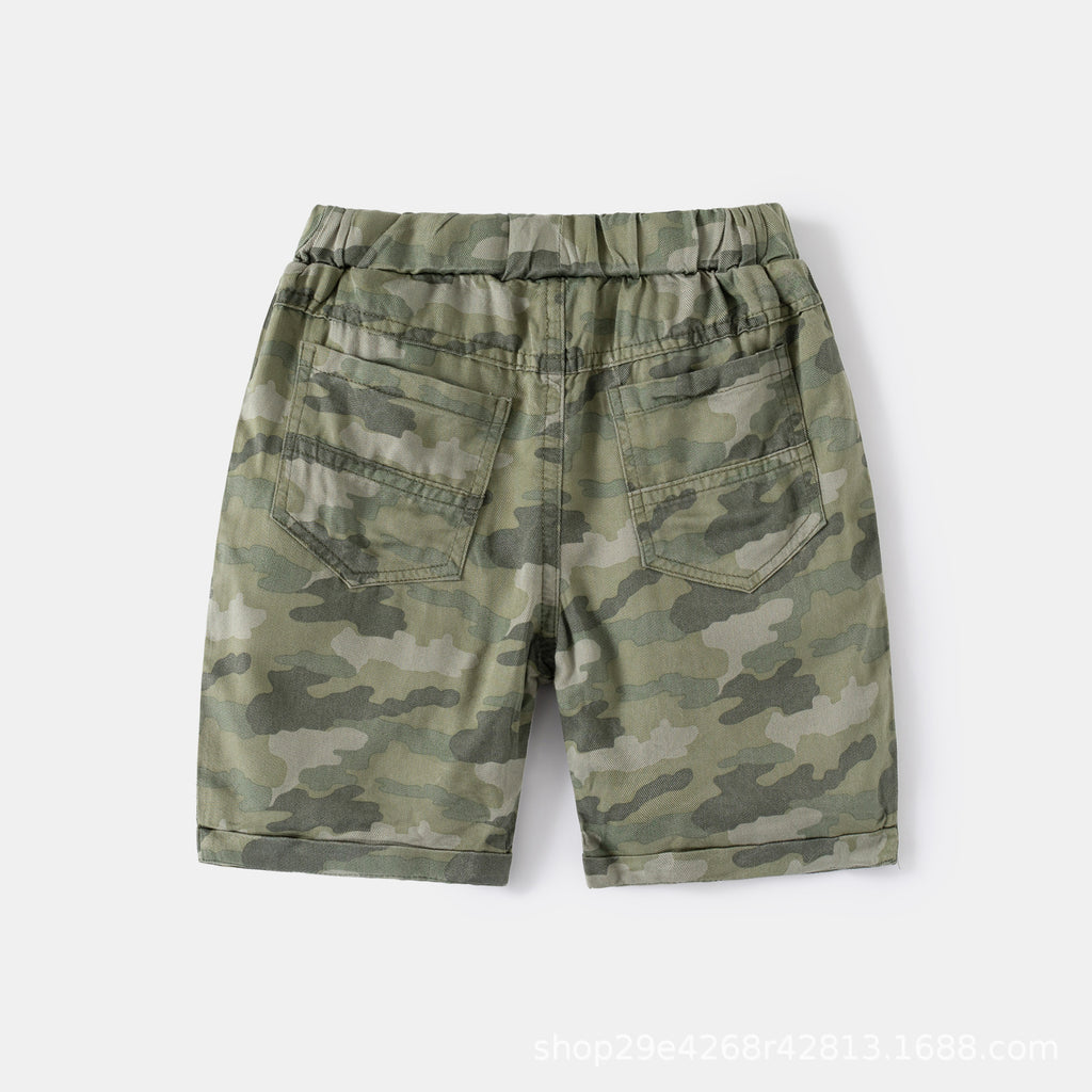 Camouflage Lightweight Shorts for Boys