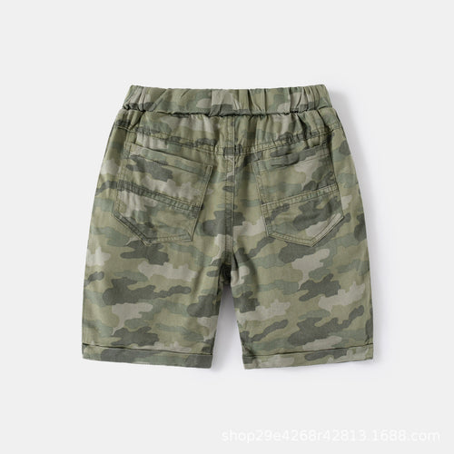 Camouflage Lightweight Shorts for Boys