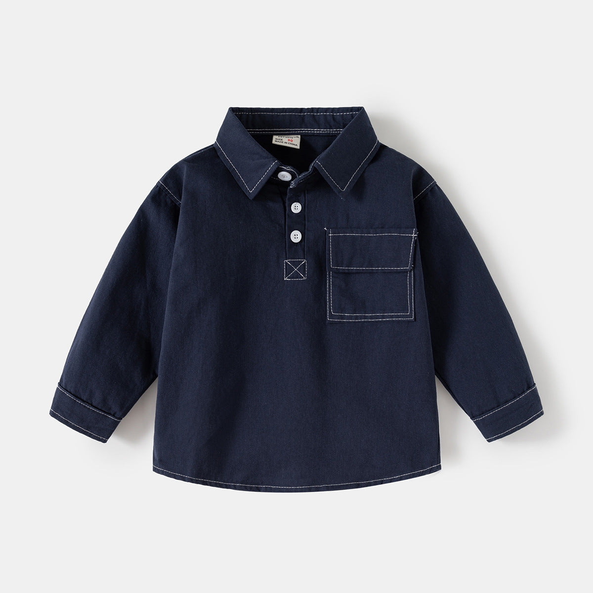 Loose-Fit Casual Long Sleeve Top for Kids