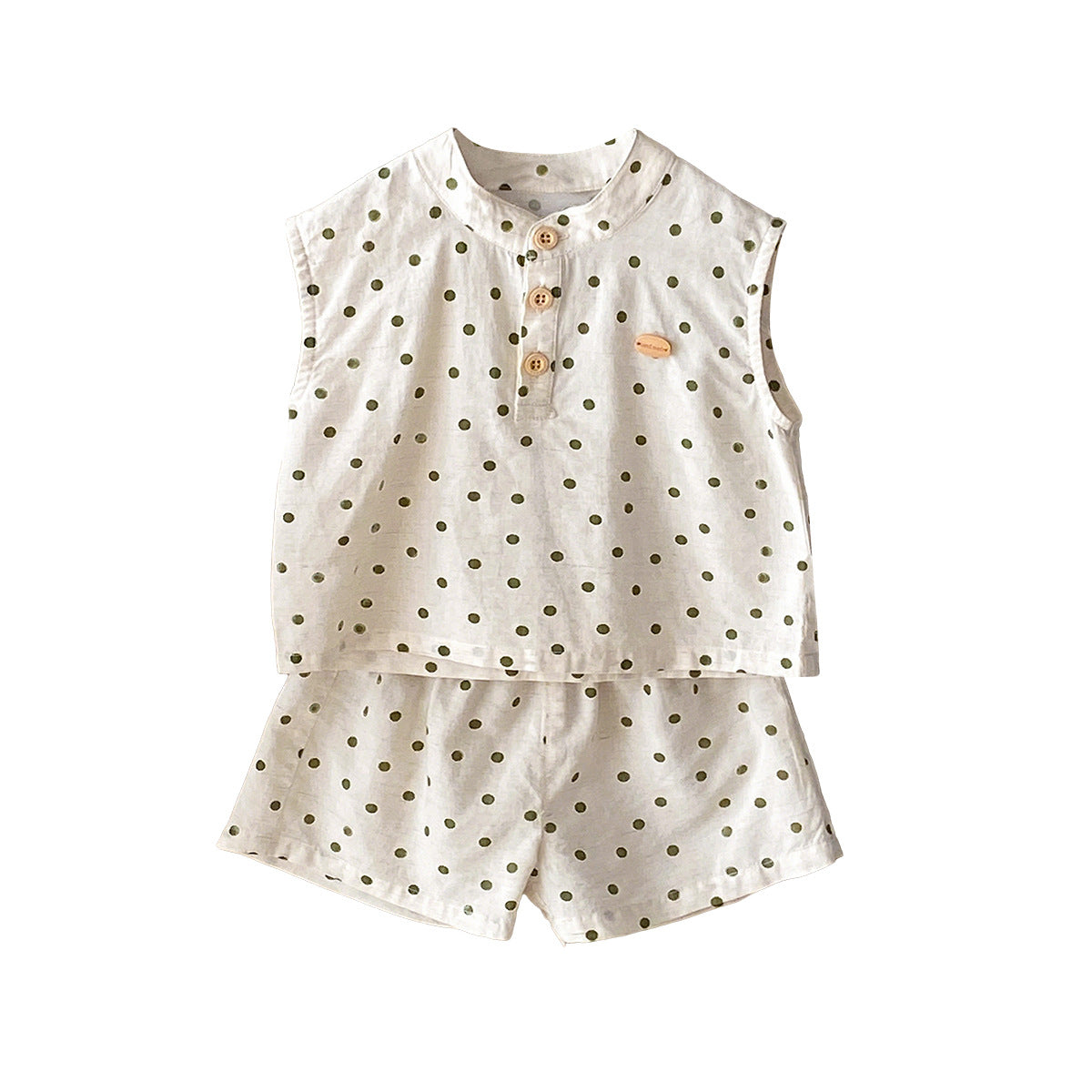 Polka Dot Tank Top Two-Piece Set