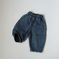 Mid-Waist Denim Pants for Kids