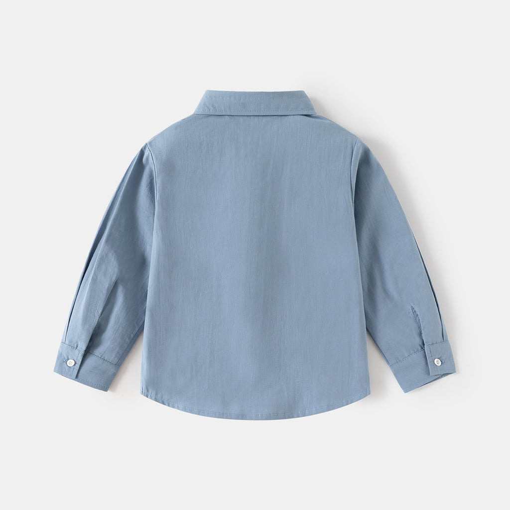 Off-White Collared Long Sleeve Top
