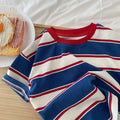 Striped Character Print Tee for Kids