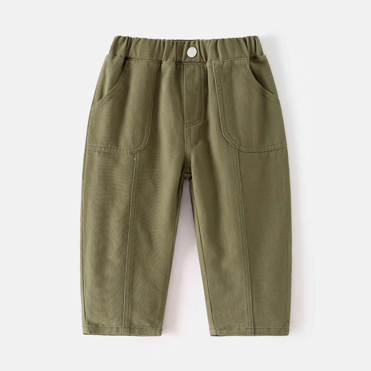 Stitched Detail Casual Trousers for Boys