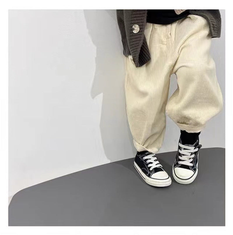 Mustard & Ivory Corduroy Pants