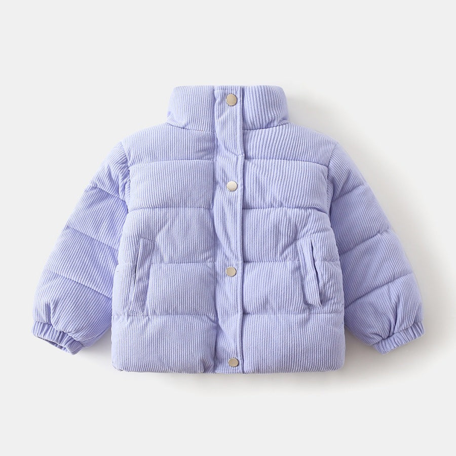 High-Neck Thick Cotton Top for Boys