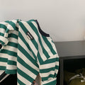 Green Striped Base Shirt for Kids