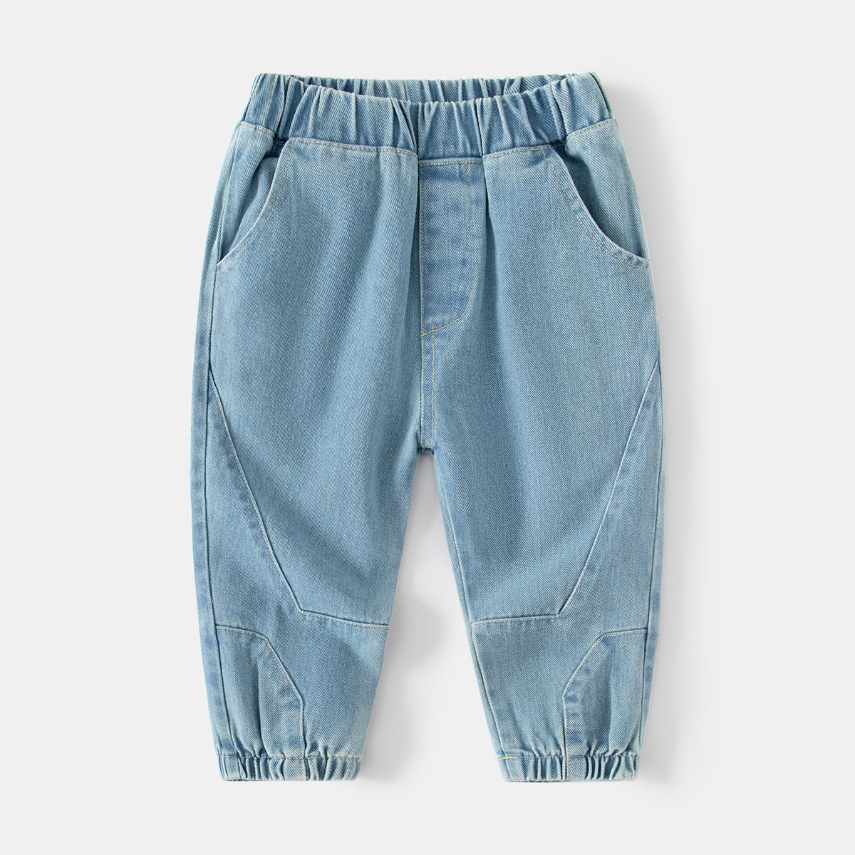 Mid-Waist Denim Pants for Kids