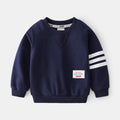Striped Sport Pullover Hoodie for Baby
