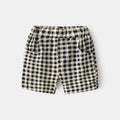 Plaid Five-Point Shorts for Kids