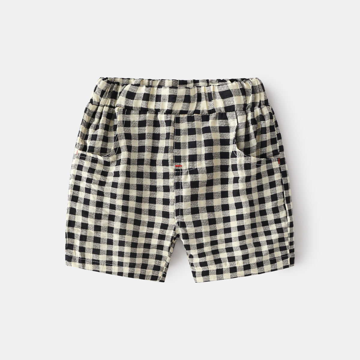 Plaid Five-Point Shorts for Kids