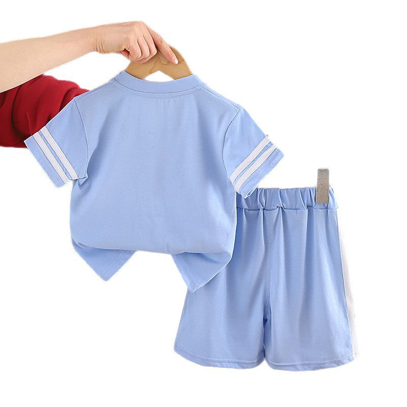 Sport Short Sleeve Two-Piece Set