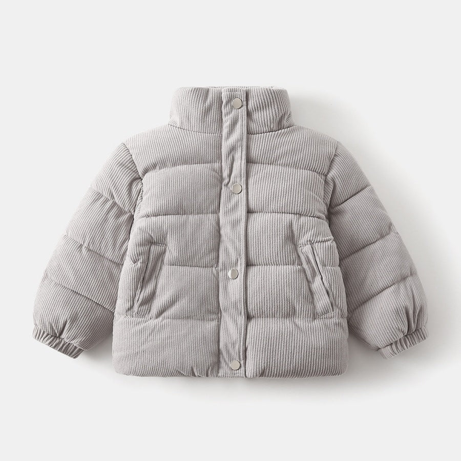 High-Neck Thick Cotton Top for Boys
