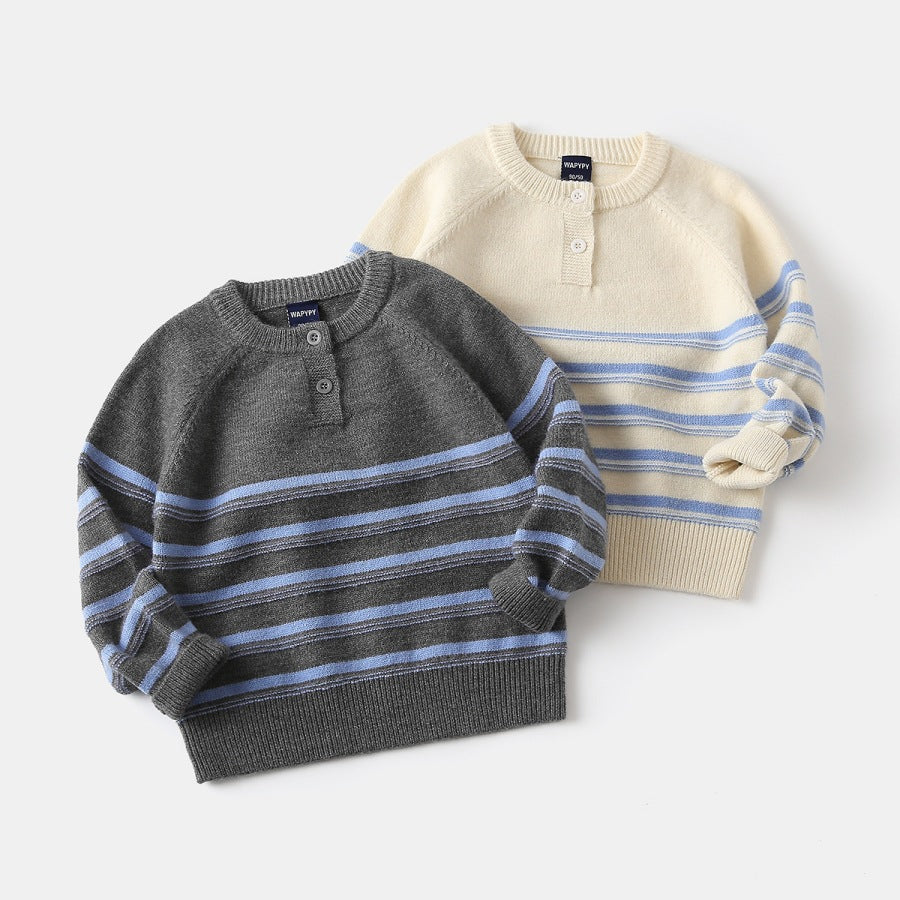 Striped Knit Sweater for Baby