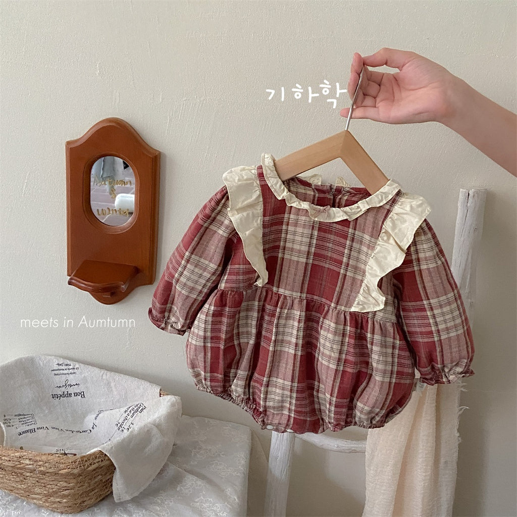 Long Sleeve Onesie Crawling Suit for Baby Girls