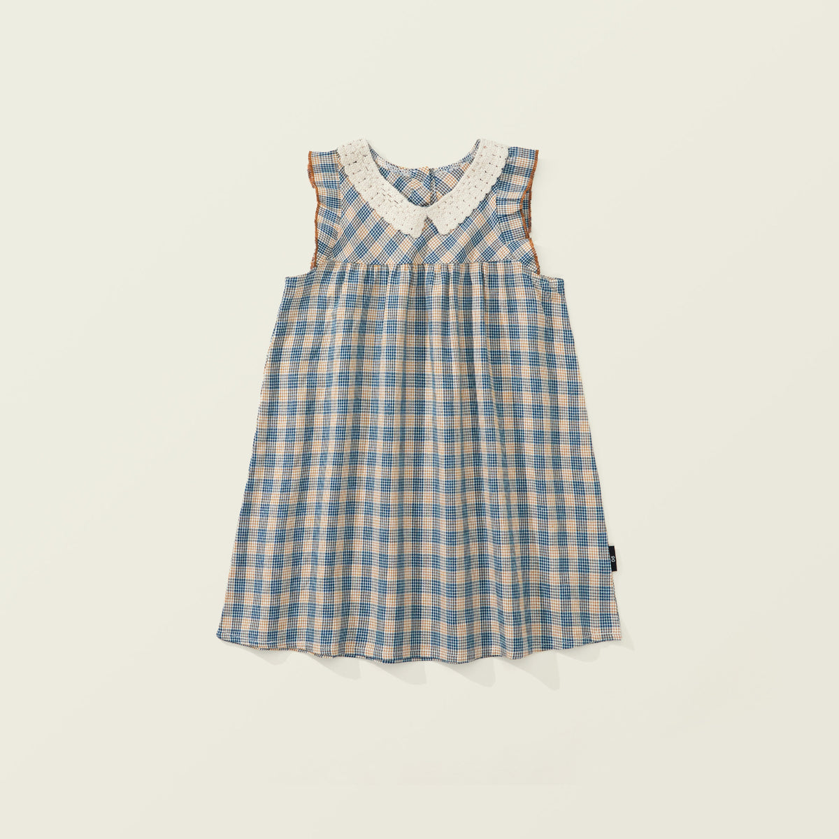 Checkered Print Dress for Kids