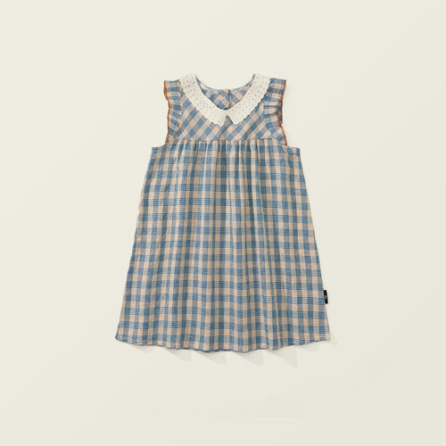 Checkered Print Dress for Kids