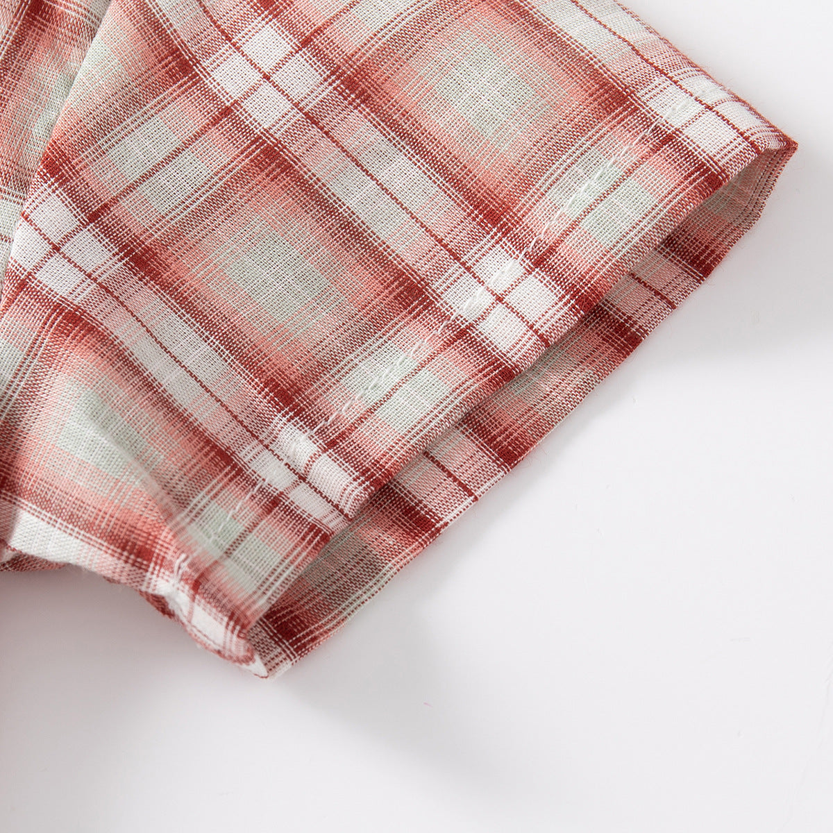 Plaid Button-Down Shirt for Boys