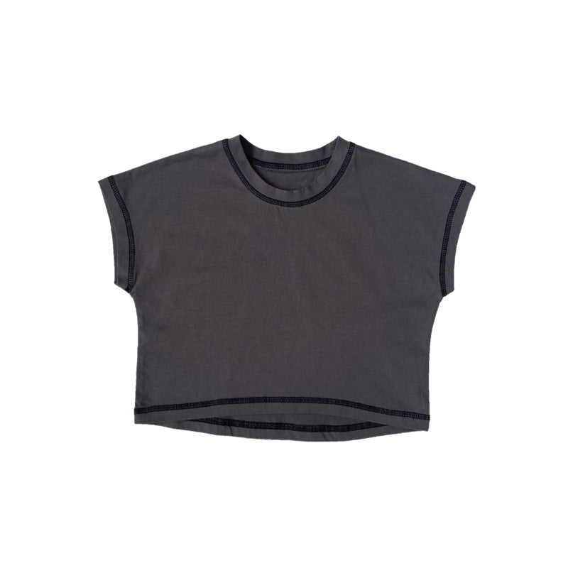 Batwing Sleeve Base Tee for Kids